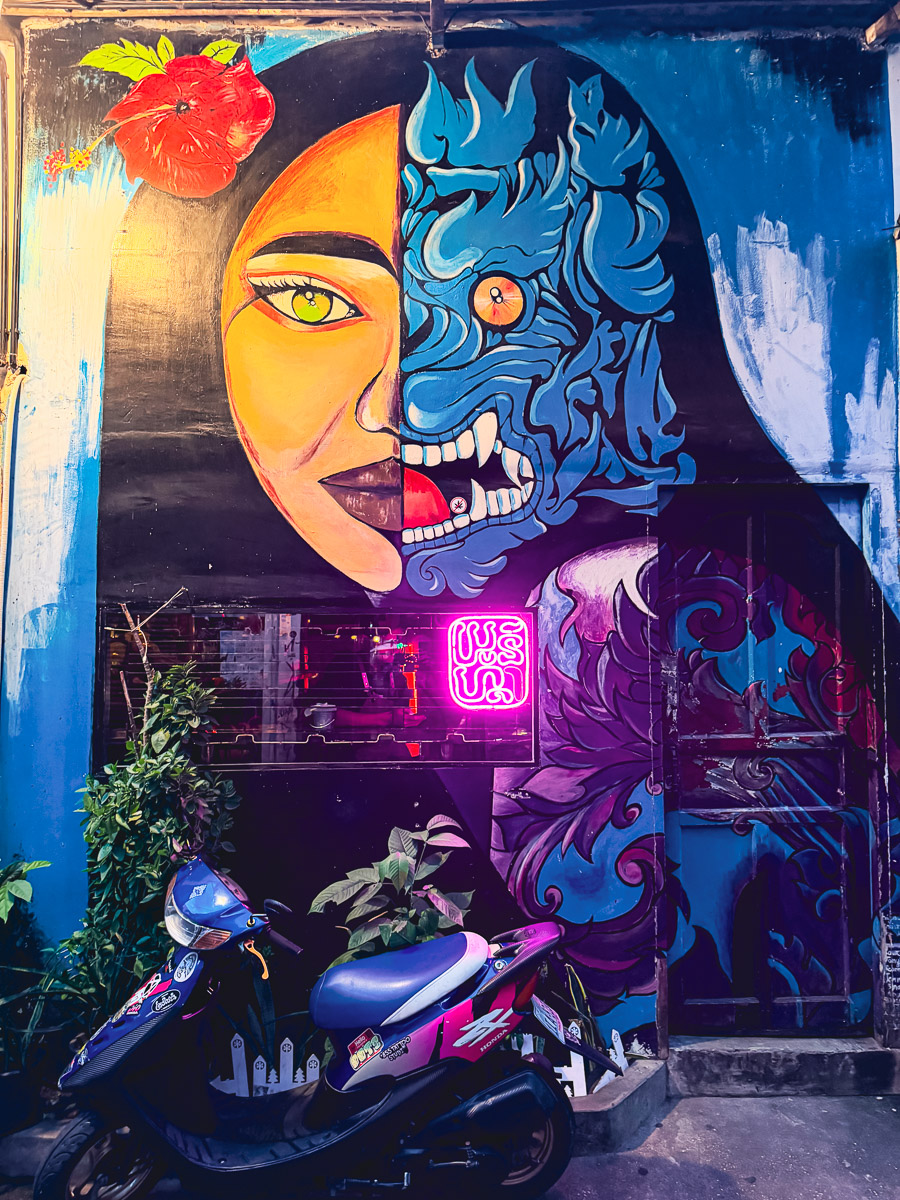 Bassac Lane. The Khaosan Road of PP.